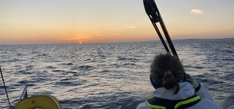 Ein langer Schlag von Fecamp nach Cherbourg Ein langer Schlag von Fecamp nach Cherbourg